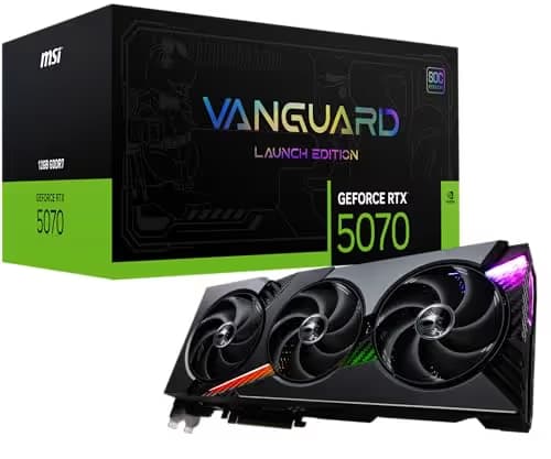 MSI GeForce RTX 5070 12G VANGUARD SOC LAUNCH EDITION 12GB GDDR7 main image