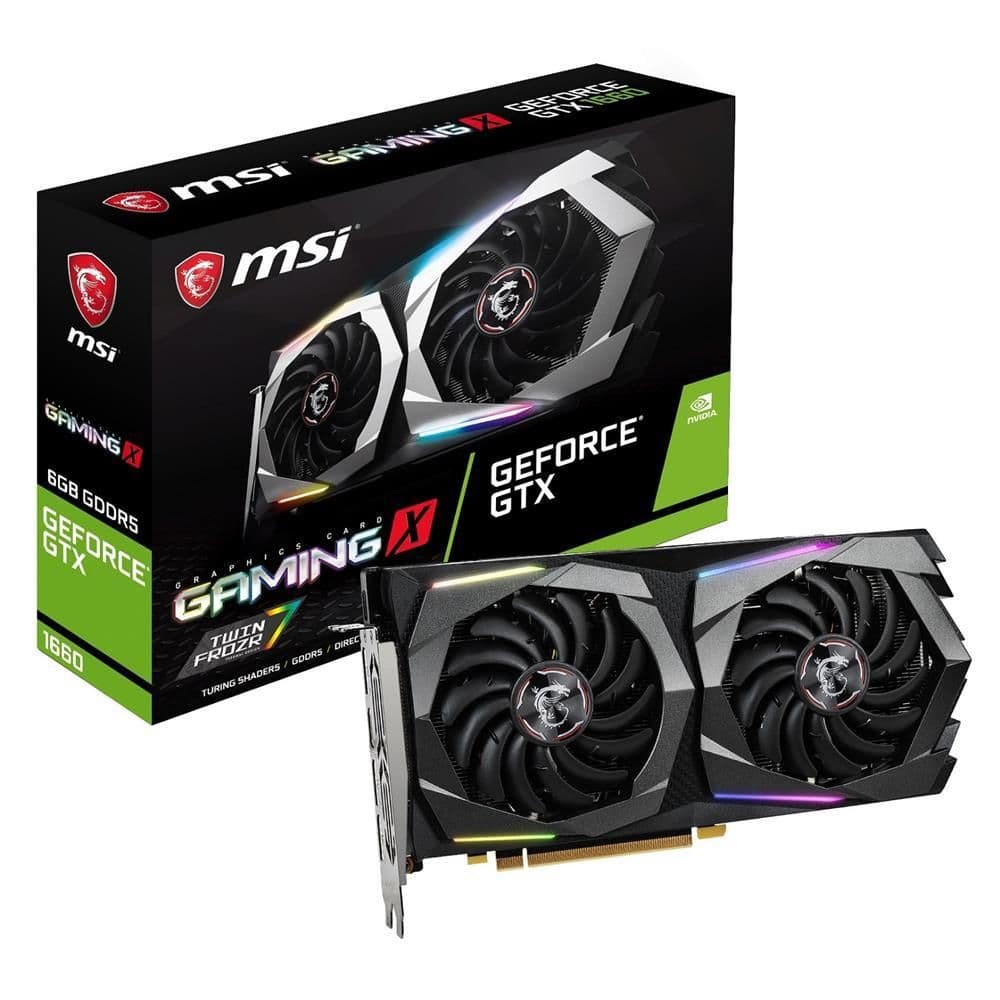 MSI GAMING X GeForce GTX 1660 6GB GDDR5 Black main image