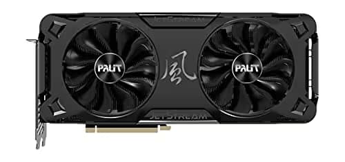 Palit JetStream GeForce RTX 3070 LHR 8GB GDDR6 Black / Silver image