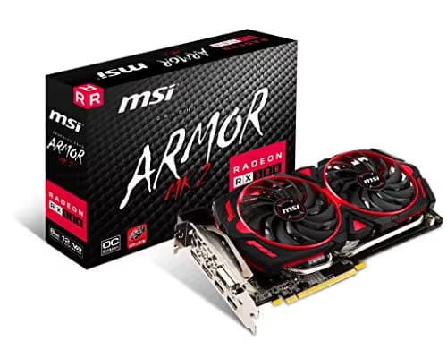 MSI ARMOR MK2 OC Radeon RX 580 8GB GDDR5 Red / Black main image