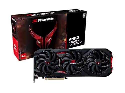PowerColor Red Devil OC Radeon RX 9070 XT 16GB GDDR6 main image