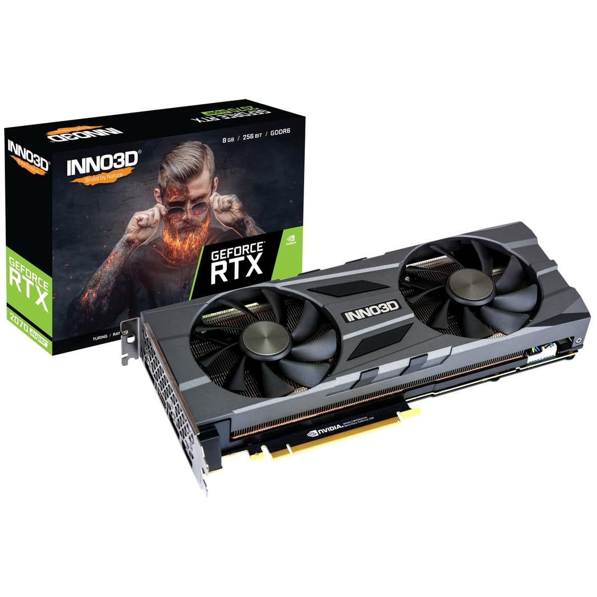 Inno3D Twin X2 OC GeForce RTX 2070 SUPER 8GB GDDR6 Black main image