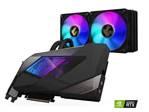 Gigabyte AORUS XTREME WATERFORCE GeForce RTX 3080 10GB GDDR6X Black / Silver image