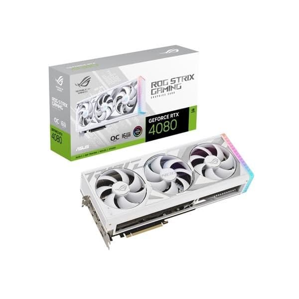 Asus ROG STRIX GAMING OC GeForce RTX 4080 16GB GDDR6X White image