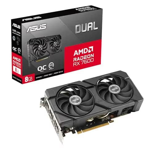 Asus DUAL EVO OC Edition Radeon RX 7600 8GB GDDR6 image