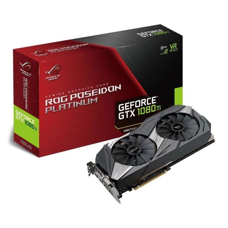 Asus POSEIDON GeForce GTX 1080 Ti 11GB GDDR5X Black image