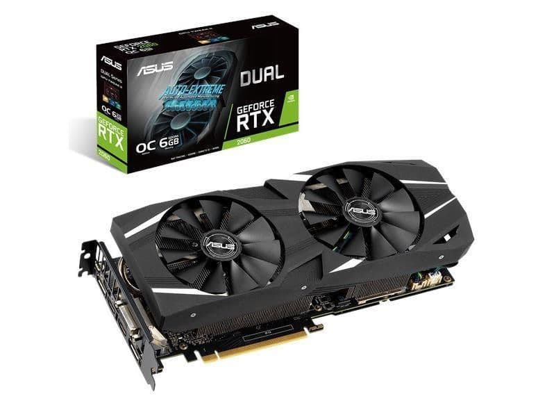 Asus DUAL OC GeForce RTX 2060 6GB GDDR6 Black / Silver image