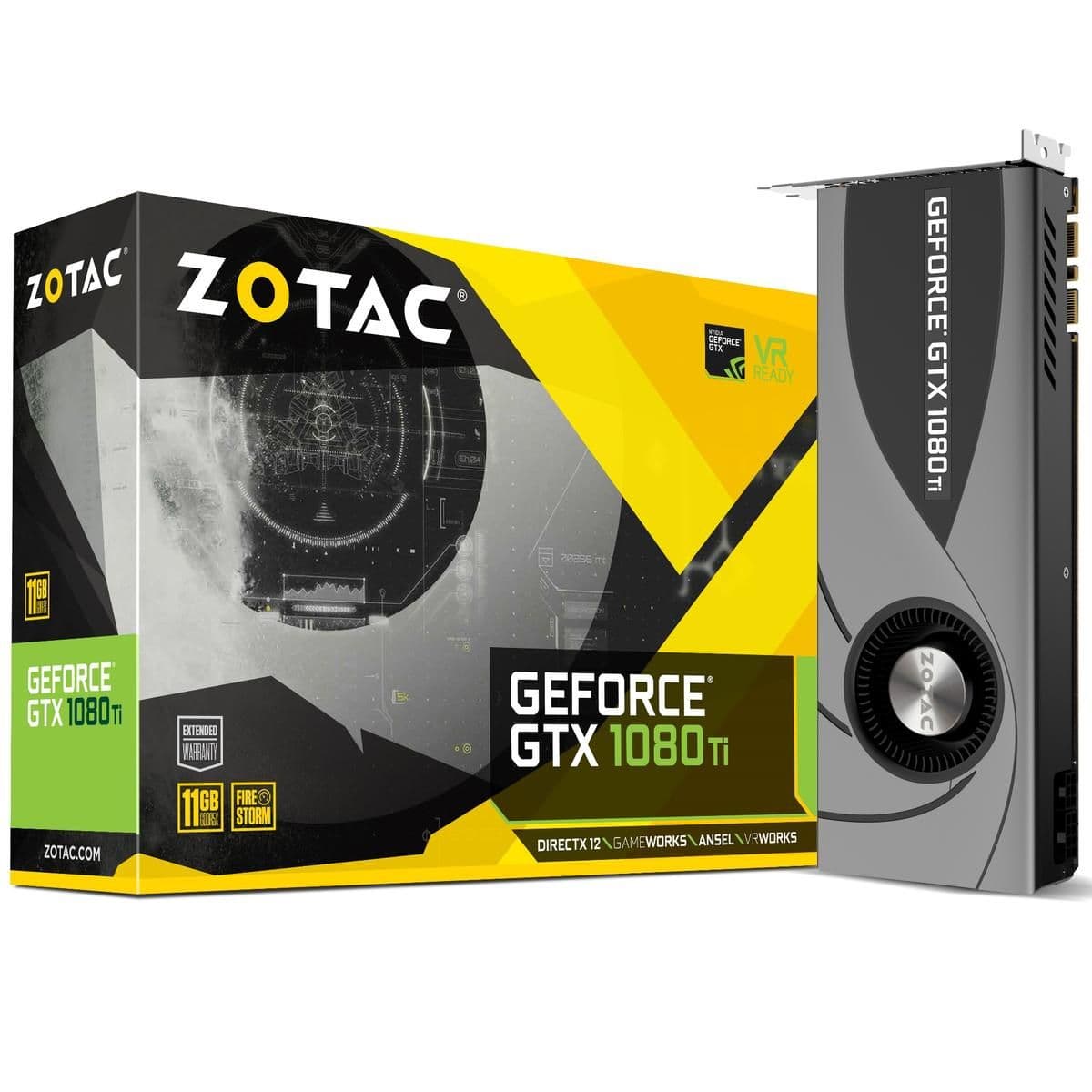 Zotac GeForce GTX 1080 Ti Blower 11GB GDDR5X Black main image