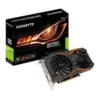 Gigabyte GAMING GeForce GTX 1050 Ti 4GB GDDR5 Black main image