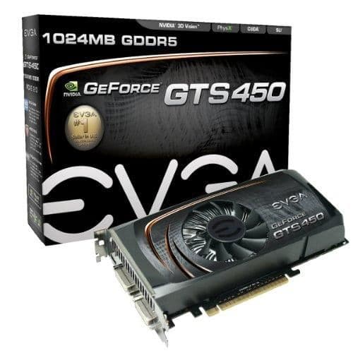 EVGA 01G-P3-1450-TR GeForce GTS 450 1 GB image