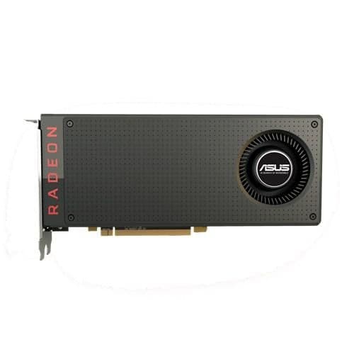 Asus RX480-8G Radeon RX 480 8GB GDDR5 Black / Red main image