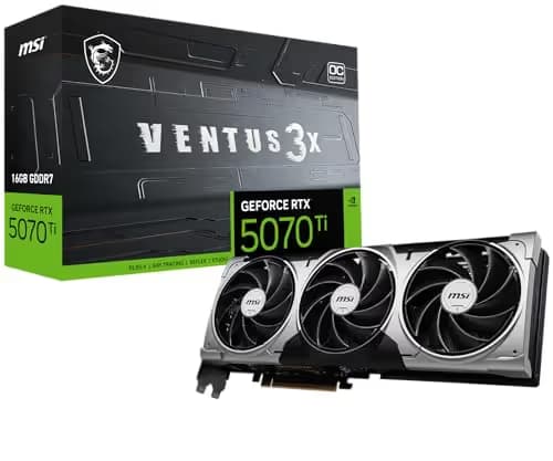 MSI VENTUS 3X OC GeForce RTX 5070 Ti 16GB GDDR7 image