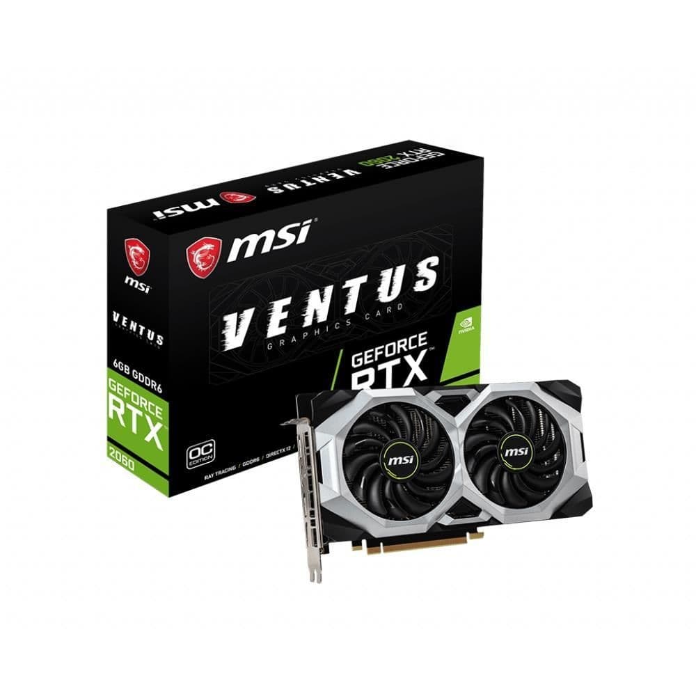 MSI GeForce RTX 2060 VENTUS 6GB GDDR6 Black / Silver main image