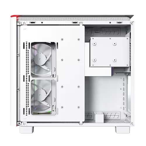 Montech KING 95 PRO ATX Mid Tower Pure White Tempered Glass Side Panel image