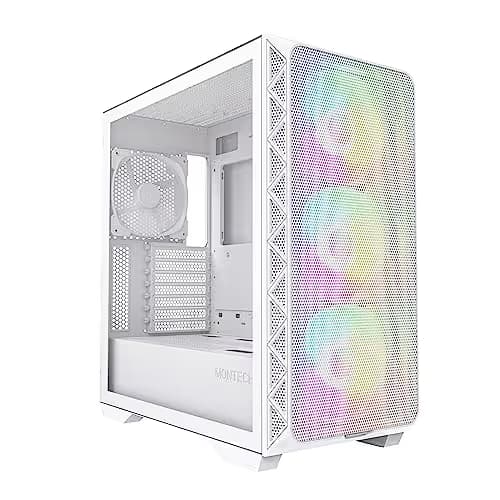 Montech AIR 903 MAX ATX Mid Tower White Tempered Glass Side Panel main image