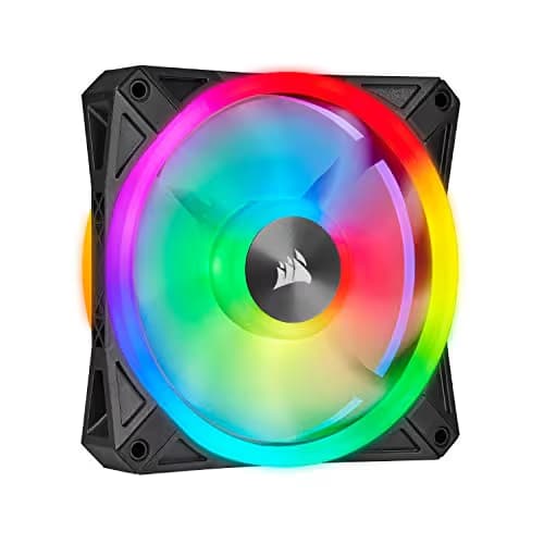Corsair iCUE QL120 120mm RGB PWM 41.8 CFM Black 1-Pack image