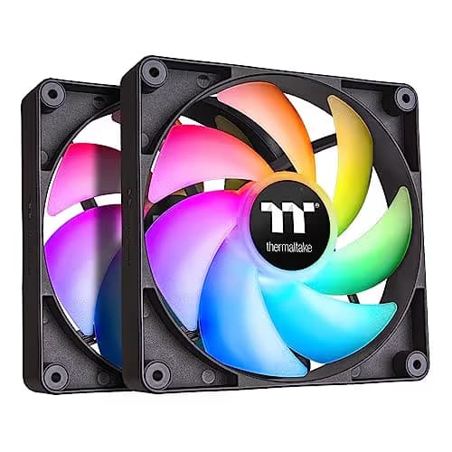 Thermaltake CT120 120mm Black ARGB Sync PWM 57.05 CFM 2-Pack image