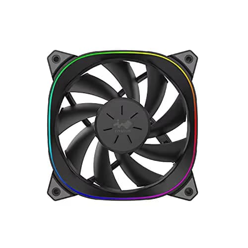 In Win Sirius Extreme ASE120P 120mm Addressable RGB PWM 54 CFM Black 3-Pack image