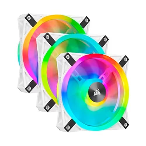 Corsair iCUE QL120 120mm White / Black RGB PWM 3-Pack main image