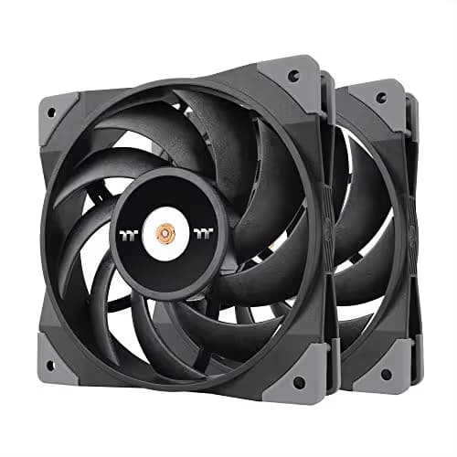 Thermaltake TOUGHFAN 120mm Black 58.35 CFM PWM 2-Pack main image
