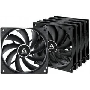 ARCTIC F12 PST 120mm Black PWM 5-Pack image