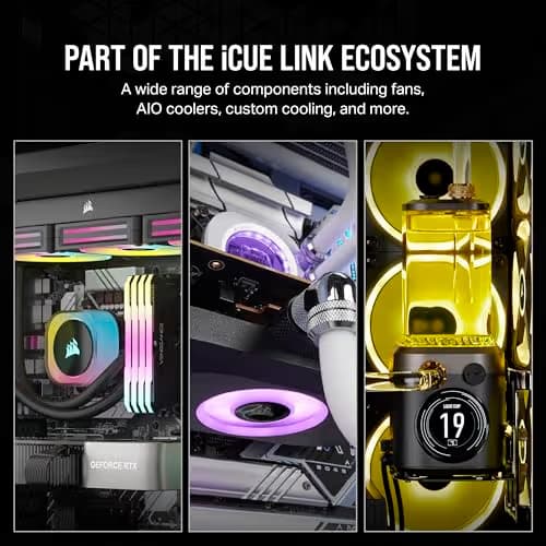 Corsair iCUE LINK QX140 140mm Black ARGB  image