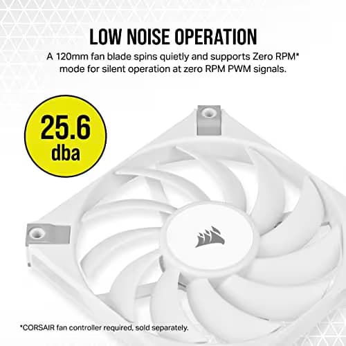 Corsair AF120 SLIM 120mm PWM 56.3 CFM White 1-Pack image