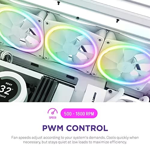 NZXT F120 120mm White Duo ARGB image