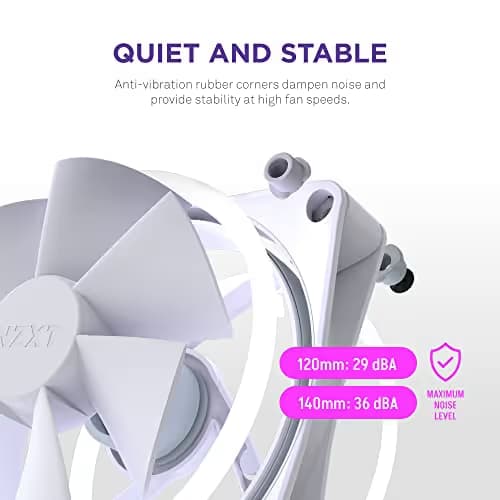 NZXT F120 120mm White Duo ARGB image