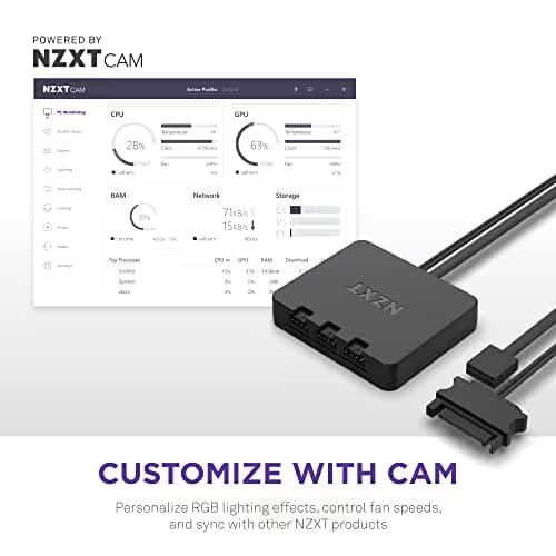 NZXT F120 120mm White Duo ARGB image