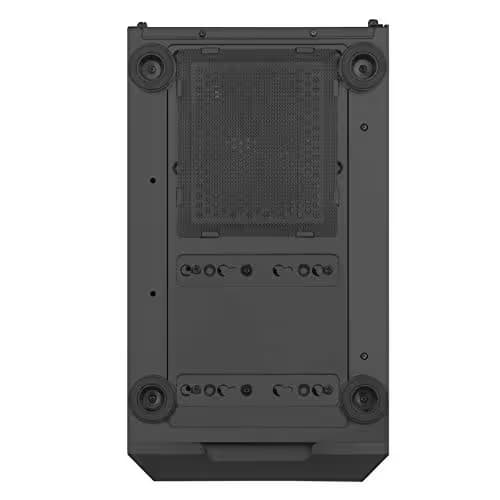 Silverstone FARA H1M Micro ATX Mini Tower Black with Tempered Glass Side Panel and USB 3.2 Gen 1 Type-A, USB 2.0 Type-A image