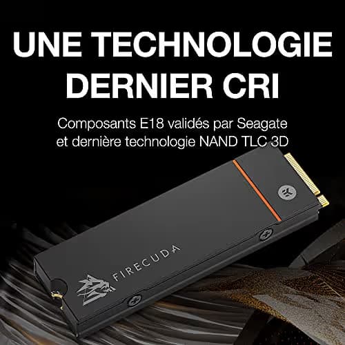 Seagate FireCuda 530 w/Heatsink 500GB SSD M.2-2280 PCIe 4.0 X4 NVMe image