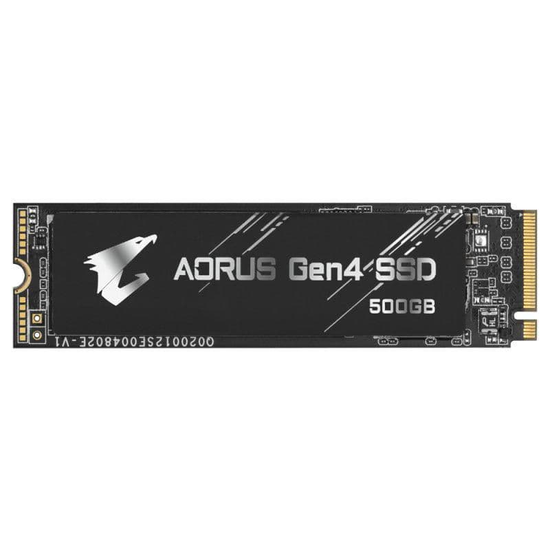 Gigabyte AORUS Gen4 500GB M.2-2280 SSD PCIe 4.0 x4 NVMe main image