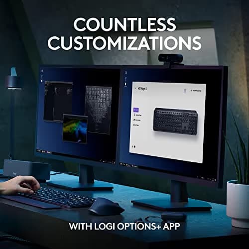 Logitech MX KEYS S Wireless/Wired/Bluetooth Standard Keyboard image