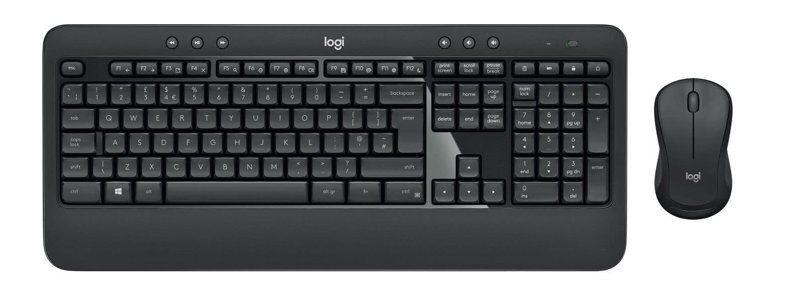Logitech MK540 ADVANCED Wireless/Wired Standard Keyboard With Optical Mouse image