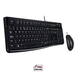 Logitech MK120-TAA Wired Standard Keyboard With Laser Mouse image