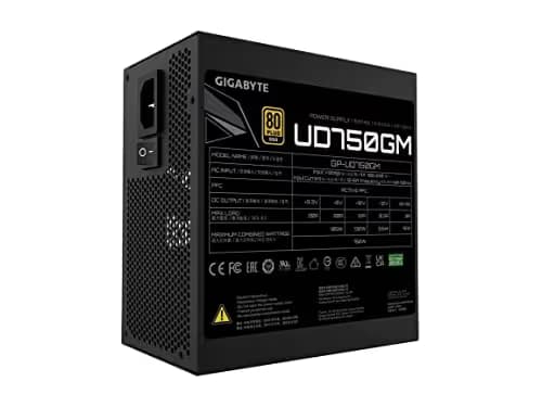 Gigabyte UD750GM Black ATX 750W Fully Modular 80+ Gold Certified image