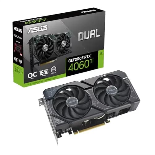 Asus DUAL OC GeForce RTX 4060 Ti 16GB GDDR6 Black image