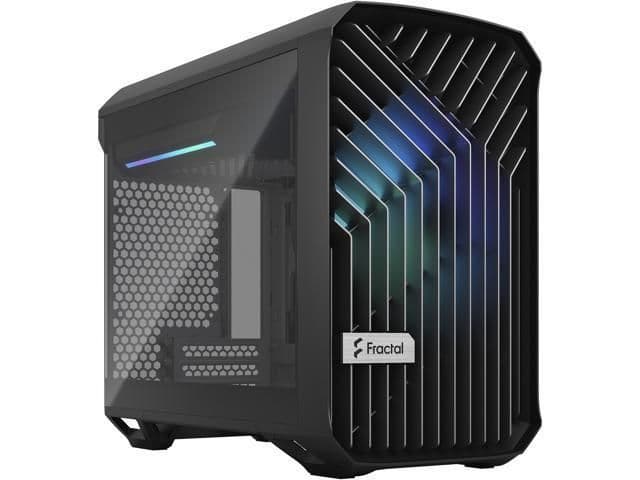 Fractal Design Torrent Nano RGB Mini-ITX Tower Black Tinted Tempered Glass main image