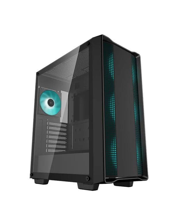 Deepcool CC560 V2 ATX Mid Tower Black Tempered Glass Side Panel main image