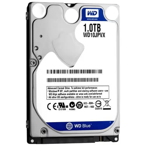 Western Digital Blue 1TB 2.5" HDD 5400RPM SATA 6.0 Gb/s image