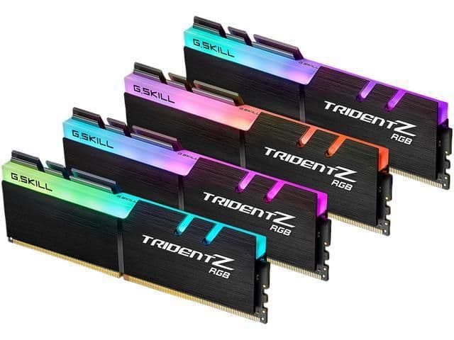 G.Skill Trident Z RGB Black DDR4-4000 CL18 128GB (4x32GB) image