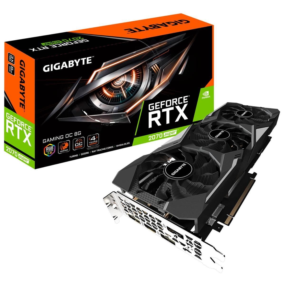 Gigabyte GAMING OC GeForce RTX 2070 SUPER 8GB GDDR6 Black image