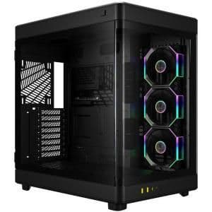 GAMDIAS NESO P1 PRO ATX Full Tower Black Tempered Glass Side Panel, USB 3.2 Gen 2 Type-C, USB 3.2 Gen 1 Type-A image