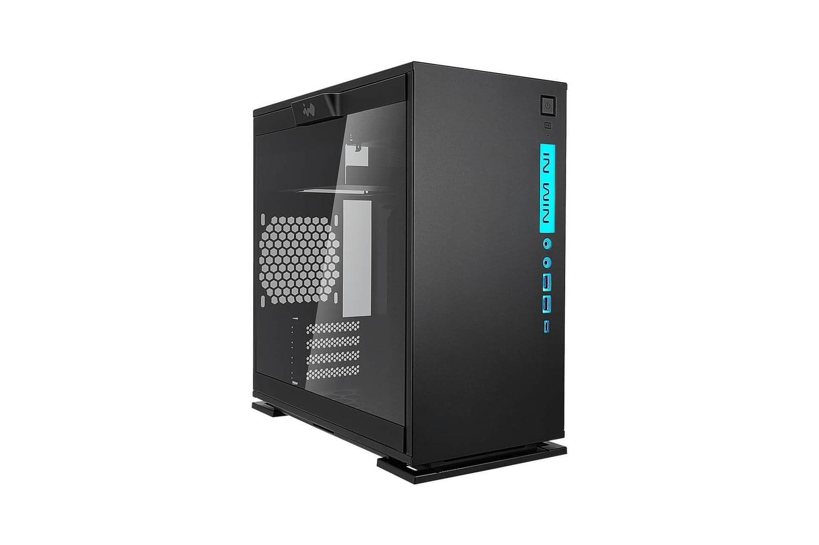 In Win 301C Micro ATX Mini Tower Black with Tempered Glass Side Panel and USB 3.2 Gen 2 Type-C USB 3.2 Gen 1 Type-A main image