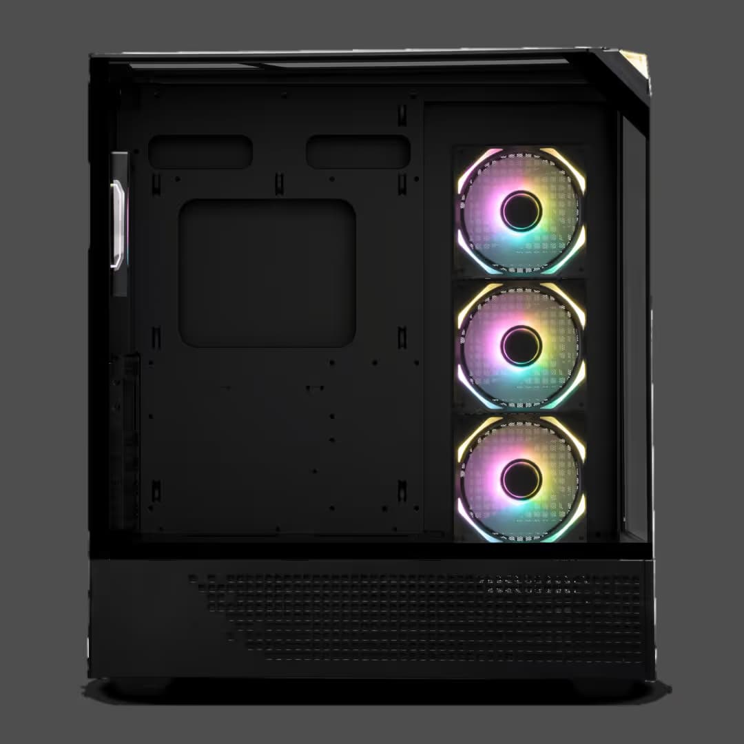 iBuypower Element 9 PRO ATX Mid Tower Black with Tempered Glass Side Panel image