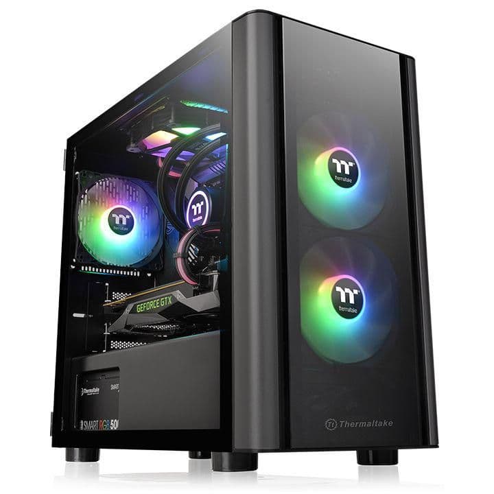 Thermaltake V150 Micro ATX Mid Tower Black Tempered Glass Side Panel main image