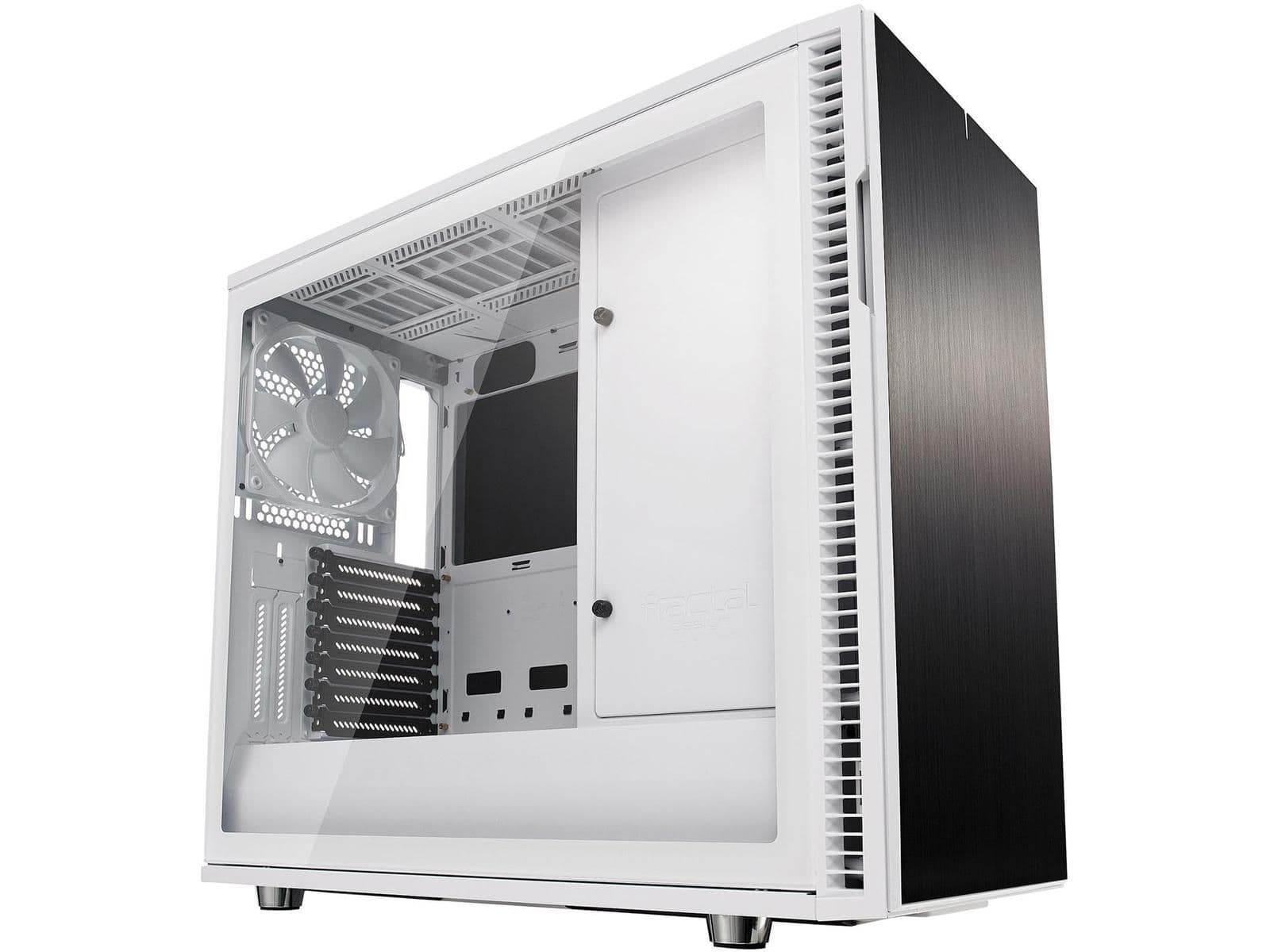 Fractal Design Define R6 ATX Mid Tower White / Black Tempered Glass Side Panel, USB-C main image