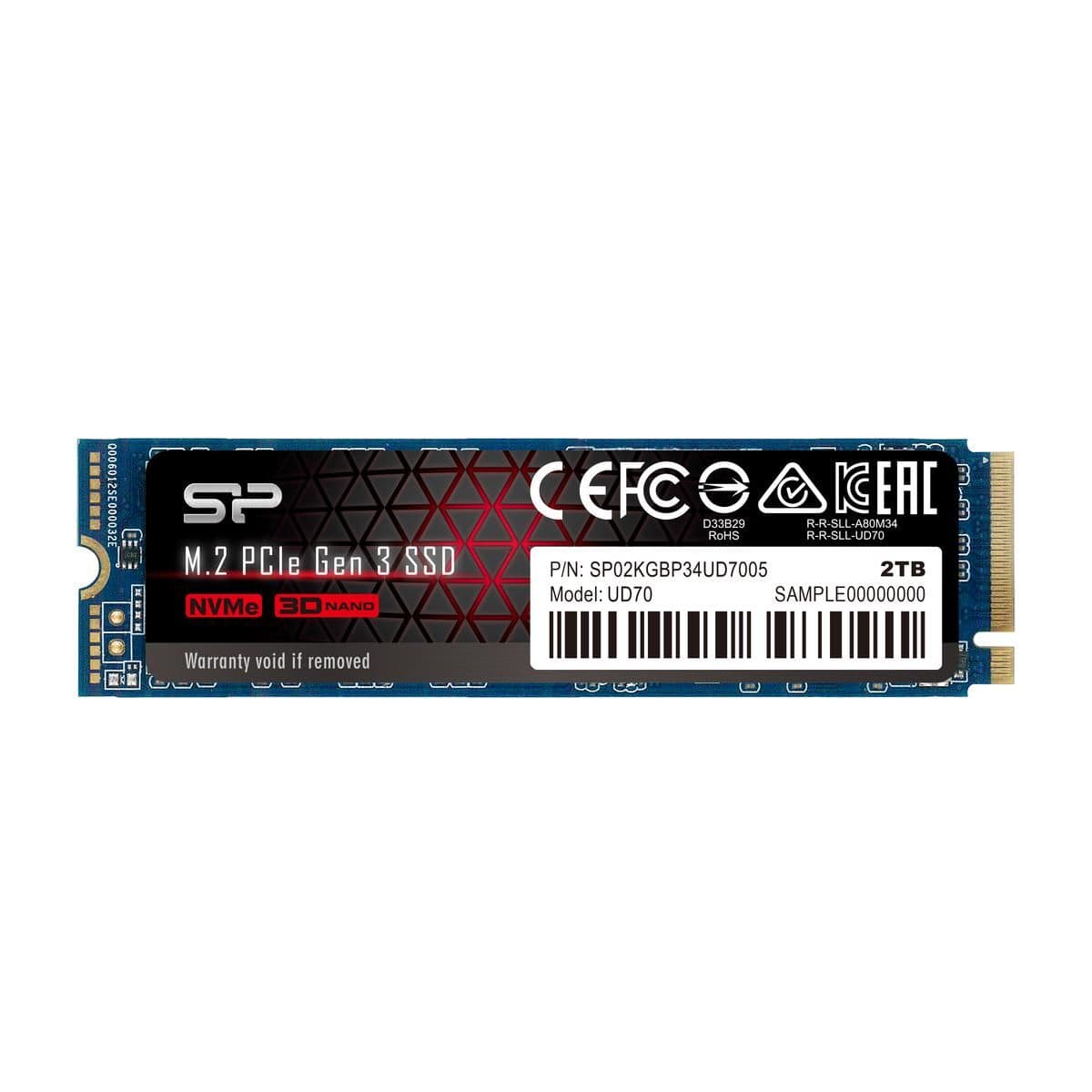 Silicon Power UD70 2TB SSD M.2 PCIe 3.0 NVMe image