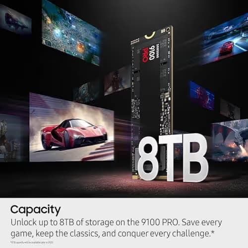 Samsung 9100 PRO 1TB M.2-2280 SSD PCIe 5.0 x4 NVMe image